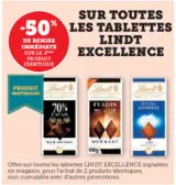 Offre: Lindt excellence