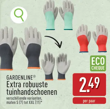Promotie: Extra robuuste tuinhandschoenen