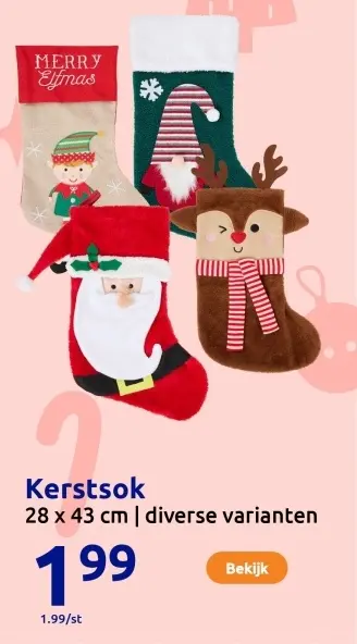 Aanbieding: Kerstsok