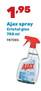 Aanbieding: Ajax spray Cristal glas