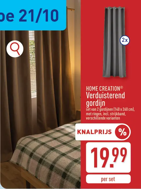 Promotie: Verduisterend gordijn