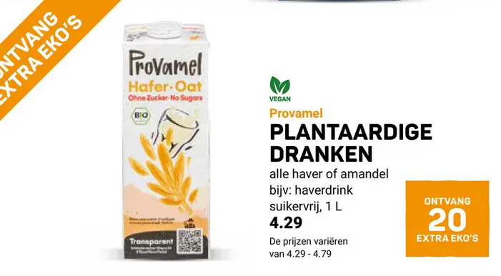 Aanbieding: Plantaardige dranken