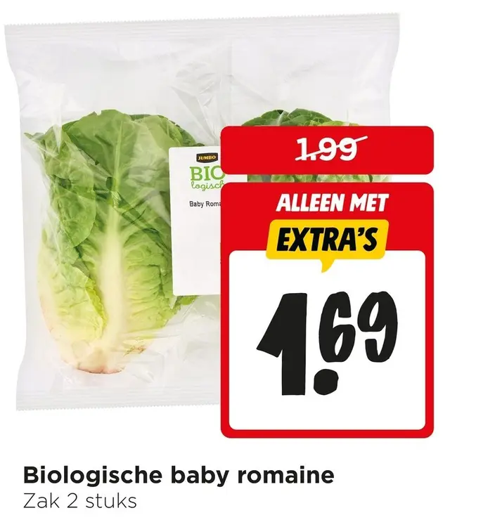 Aanbieding: Biologische baby romaine