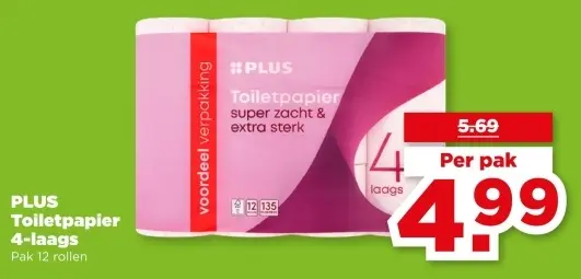 Aanbieding: Toiletpapier