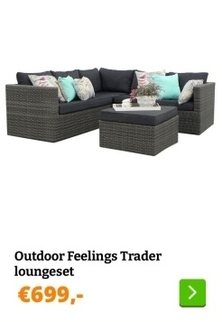 Aanbieding: Outdoor Feelings Trader loungeset