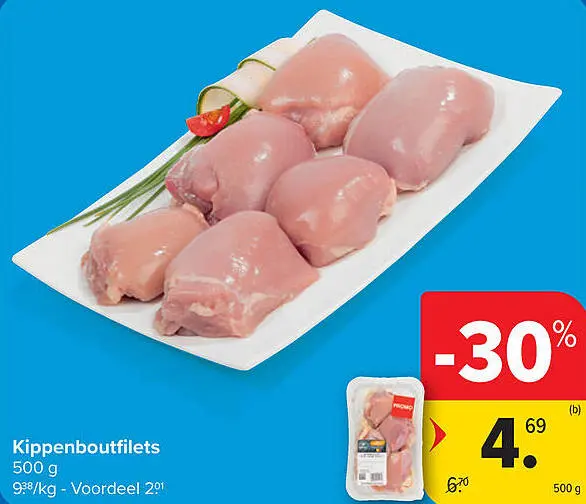 Promotie: Kippenboutfilets