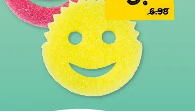 Aanbieding: Scrub daddy - geel - ø10.7 cm