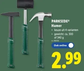 Promotie: Hamer