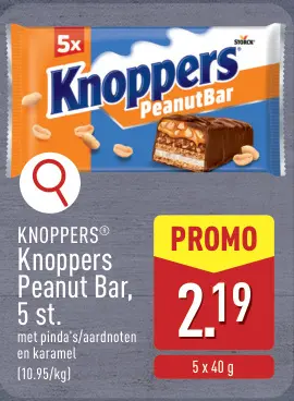 Promotie: Knoppers Peanut Bar