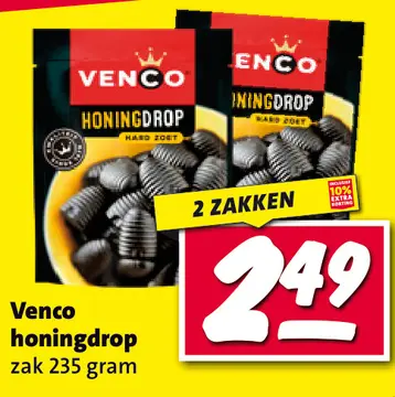 Aanbieding: Venco honingdrop