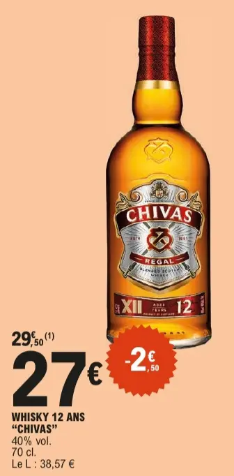 Offre: Whisky 12 ans