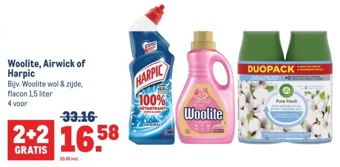 Aanbieding: Woolite, Airwick of Harpic