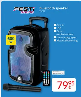 Promotie: Bluetooth speaker