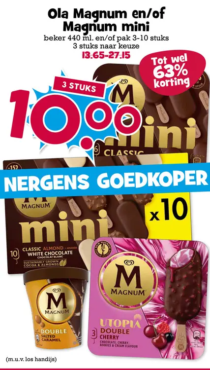 Aanbieding: Magnum en/of Magnum mini
