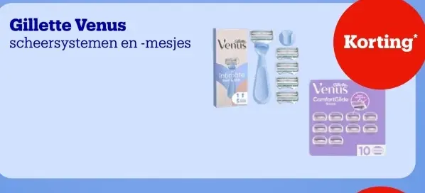 Aanbieding: Gillette Venus scheersystemen en -mesjes