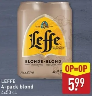 Aanbieding: 4-pack blond
