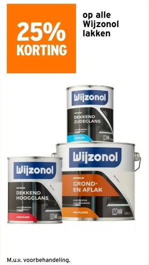 Aanbieding: Wijzonol lakken