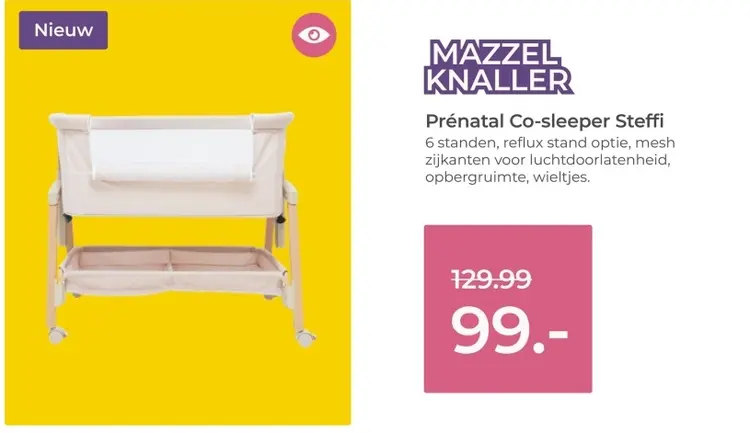 Aanbieding: Baby co-sleeper