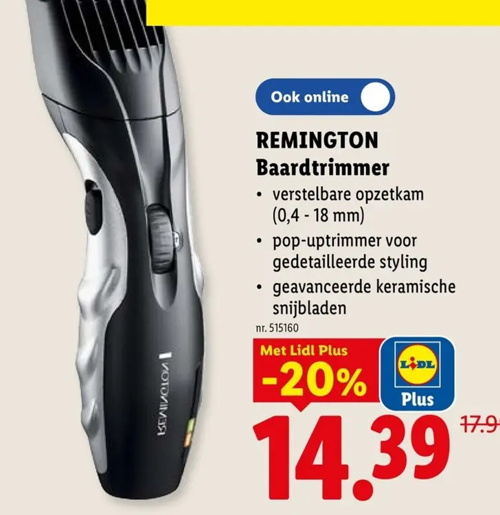 Promotie: Baardtrimmer