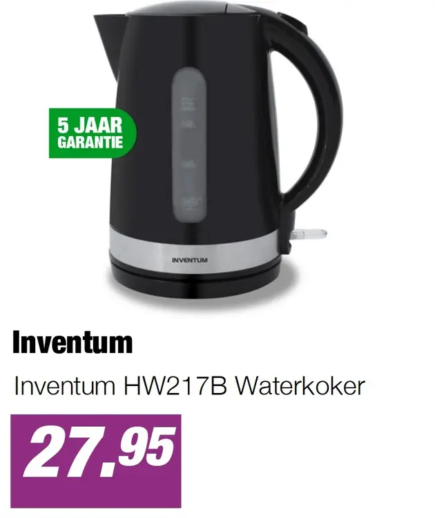 Aanbieding: Inventum HW217B Waterkoker