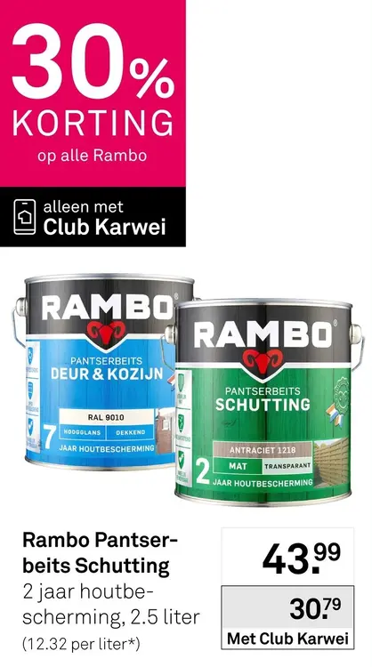 Aanbieding: Alle Rambo