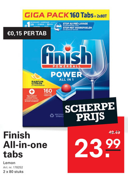 Aanbieding: Finish All-in-one tabs