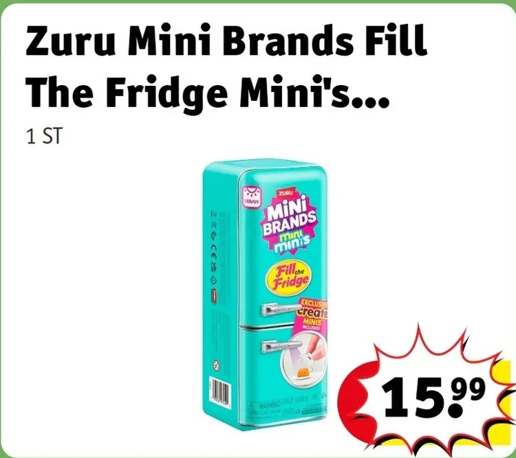Aanbieding: Zuru Mini Brands Fill The Fridge Mini's