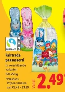Aanbieding: Fairtrade paasassorti