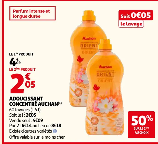 Promotie: Adoucissant concentré