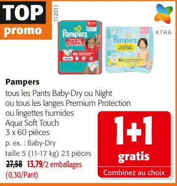 Offre: Pampers