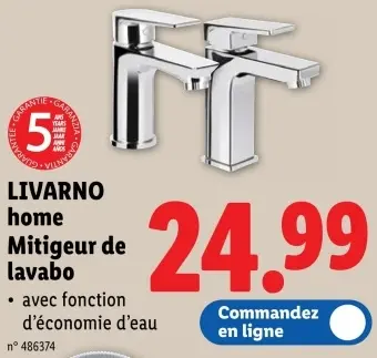 Offre: Mitigeur de lavabo