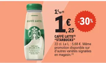 Aanbieding: CAFFÈ LATTE