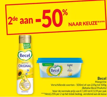 Aanbieding: Becel Margarine