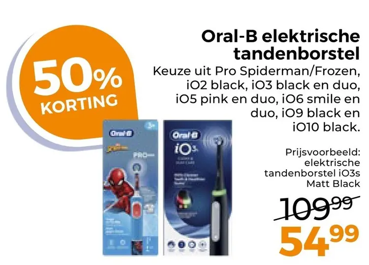 Aanbieding: Oral-B elektrische tandenborstel