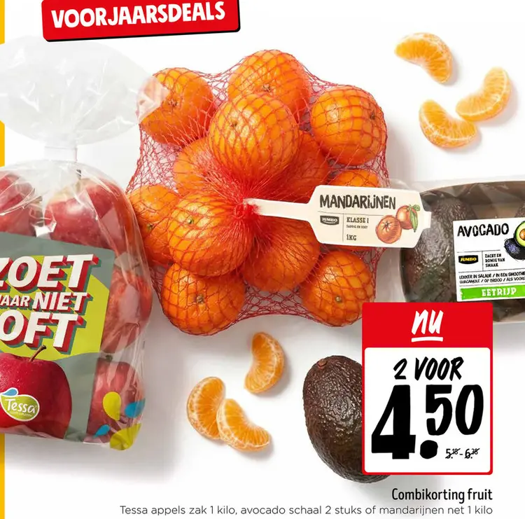 Aanbieding: Tessa appels, avocado of mandarijnen