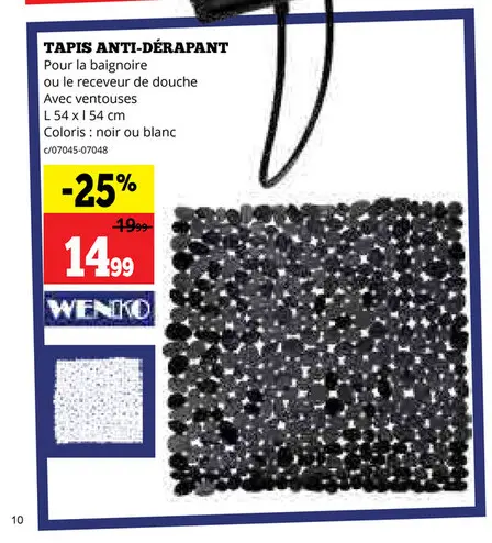 Offre: Tapis anti-dérapant