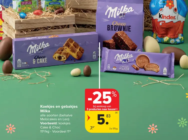 Promotie: Koekjes en gebakjes