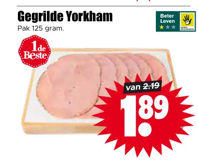 Aanbieding: Gegrilde Yorkham