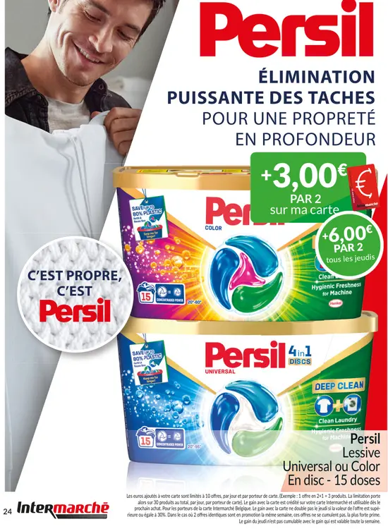 Offre: Lessive Universal ou Color En disc
