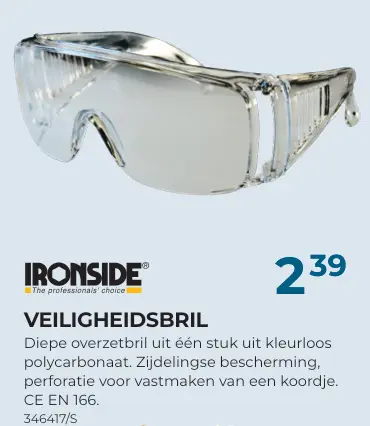 Promotie: Veiligheidsbril