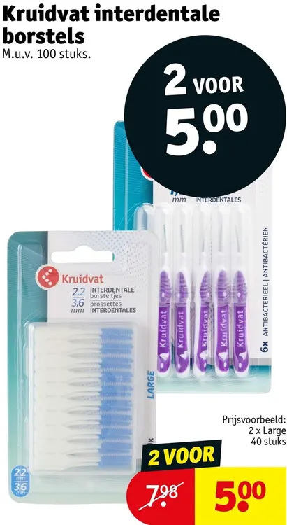 Promotie: Interdentale borstels