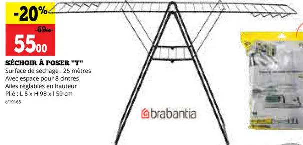 Offre: Séchoir à poser "t"