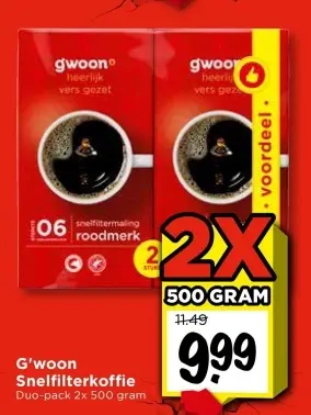 Aanbieding: Snelfilterkoffie