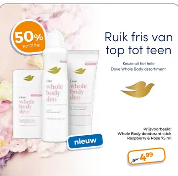 Aanbieding: Hele assortiment Dove Whole Body assortiment