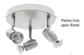 Offre: Platine trois spots Rimini