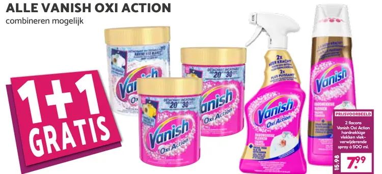 Aanbieding: Vanish Oxi Action