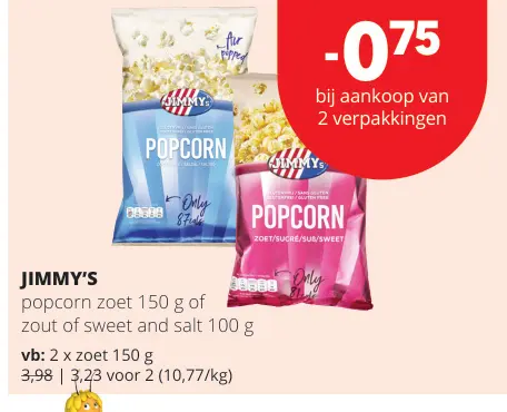 Promotie: popcorn
