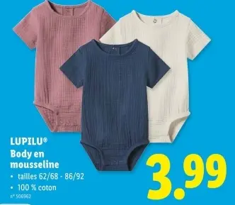 Offre: Body en mousseline