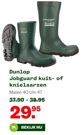 Aanbieding: Jobguard kuit- of knielaarzen