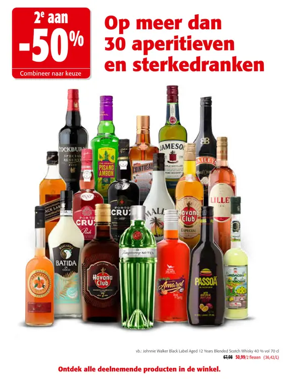 Promotie: Diverse sterke dranken